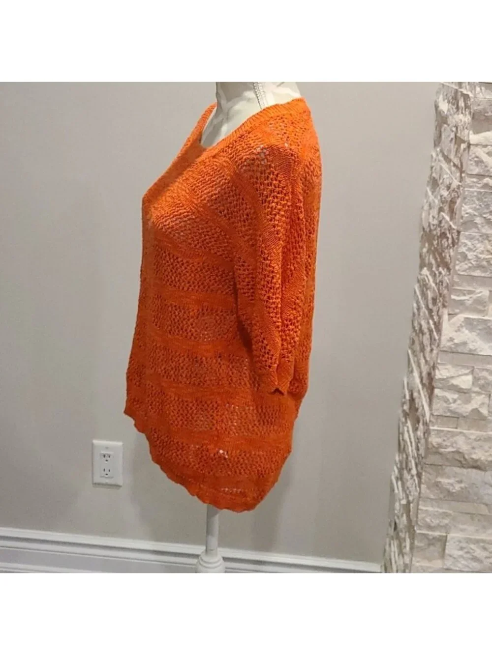Revolutions by Rickis Orange crochet top